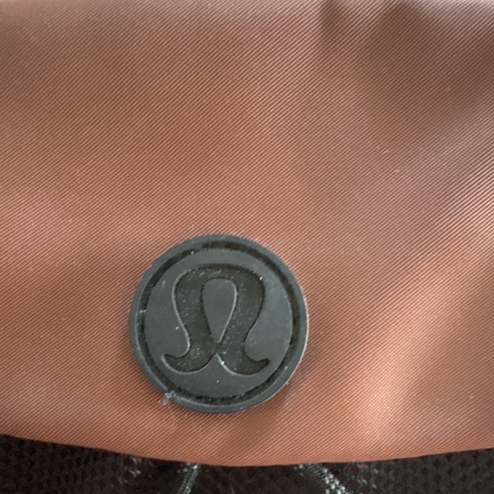 Lululemon Black and Dusty Rose Shoulder Bag