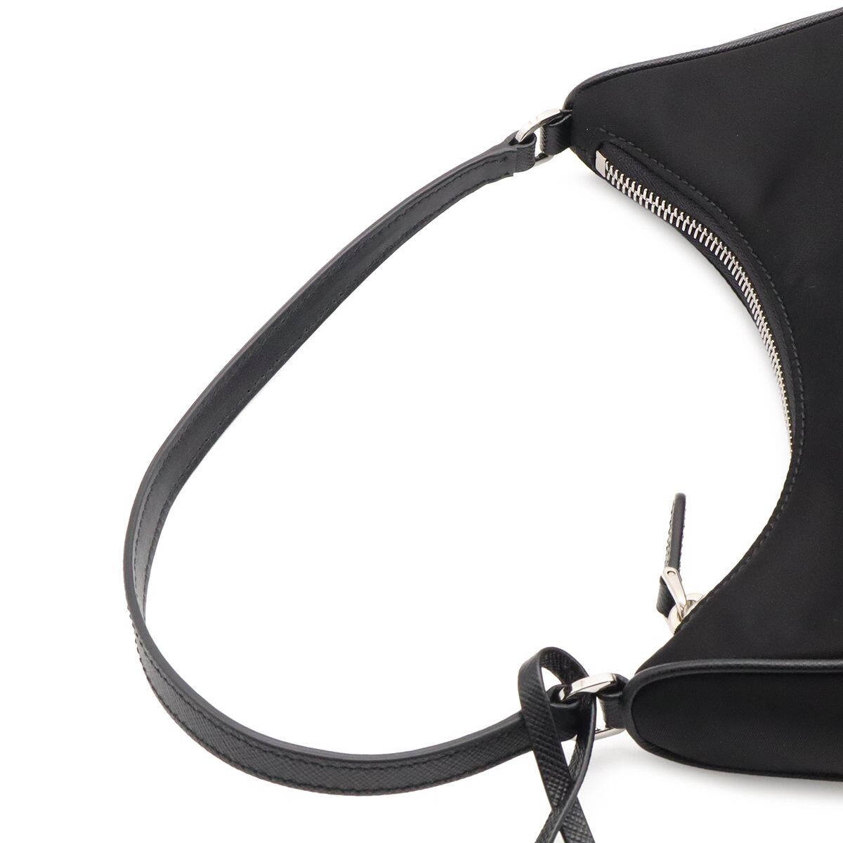 PRADA Re Edition 2005 Re Nylon Mini Shoulder Bag Black 1NE204 Authent