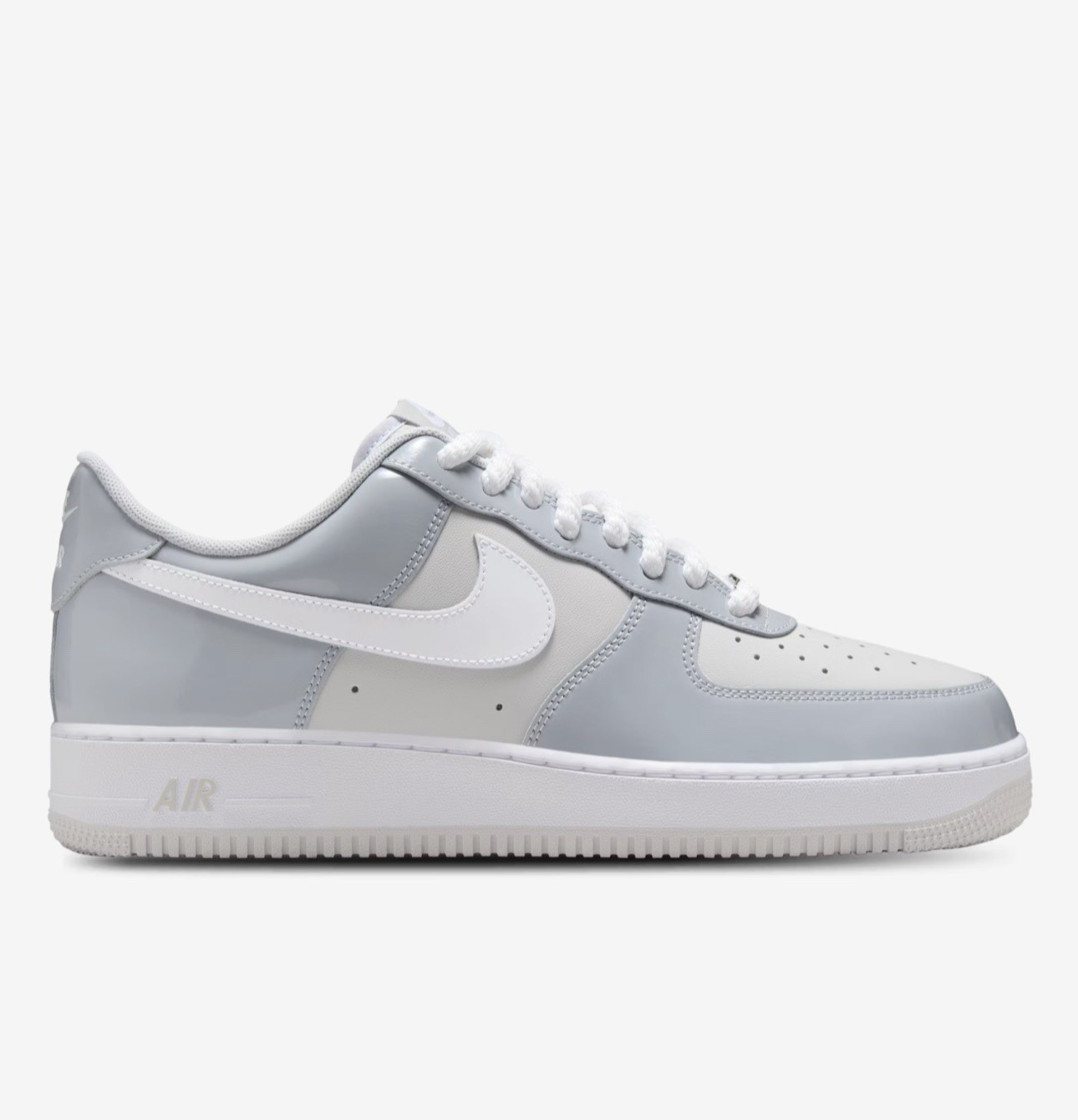 Nike Air Force 1 ’07 LV8 Edge – Wolf Grey/Vast Grey/White – Men’s Size 9.5