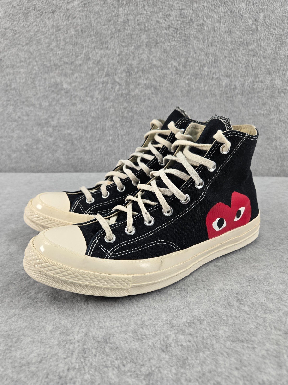 Converse 70 Hi Comme Des Garcons Play Mens 10.5 Chuck Taylor All Star Sneakers