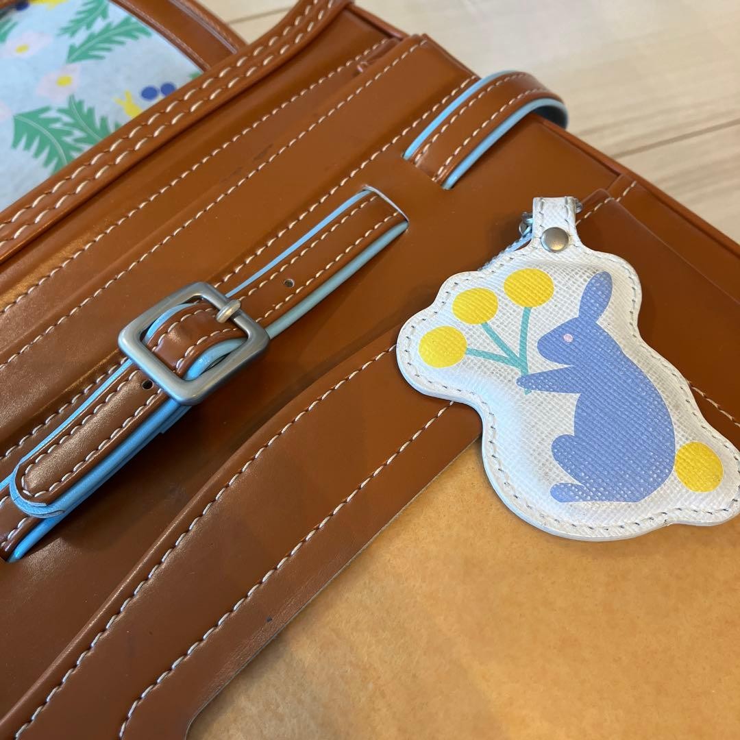 Tsuchiya Kaban Premium Camel Randoseru Unisex Backpack Atelier Clarino Pouch
