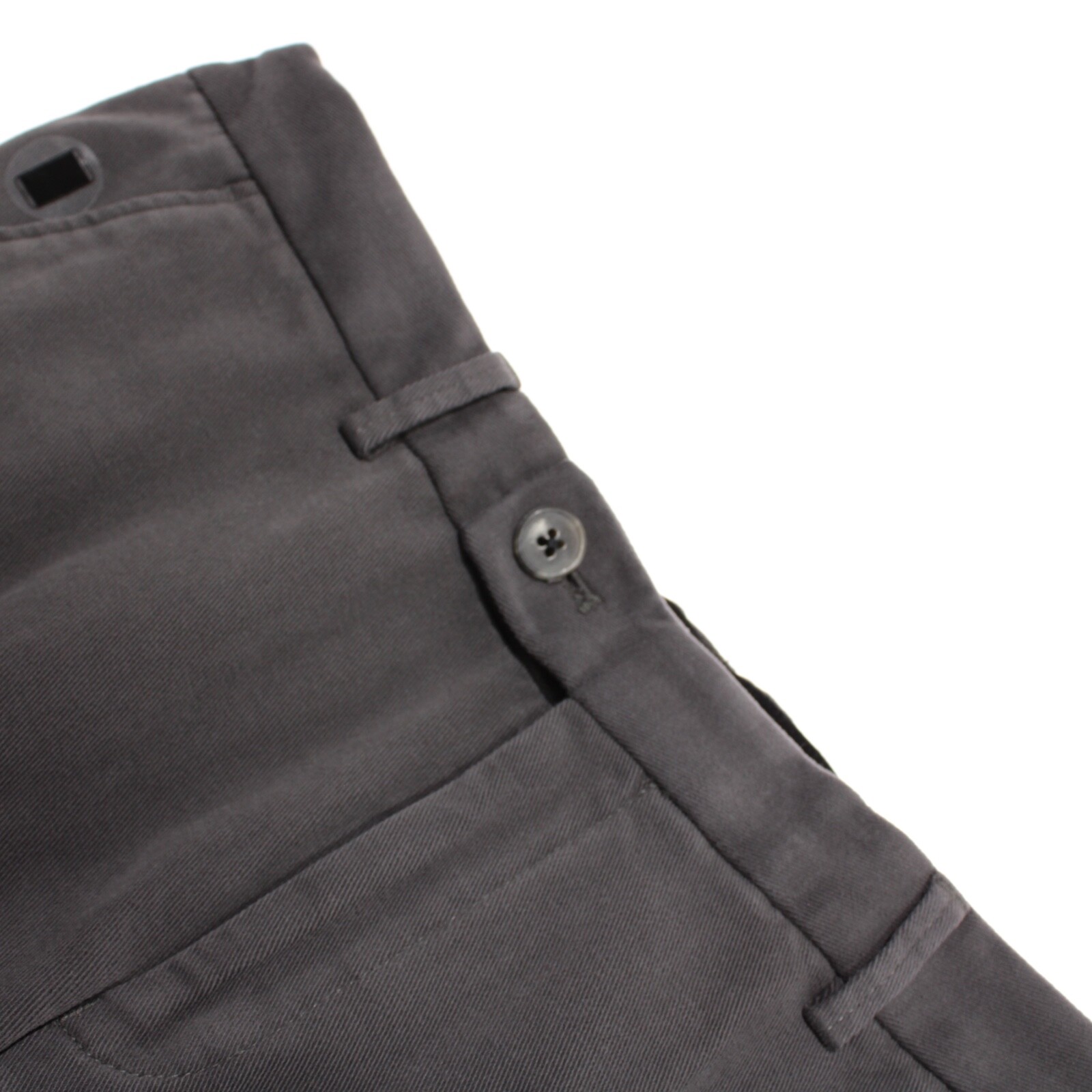 Hiltl NWT Chinos / Casual Pants Size 50 34 US Trento Solid Gray Cotton Blend