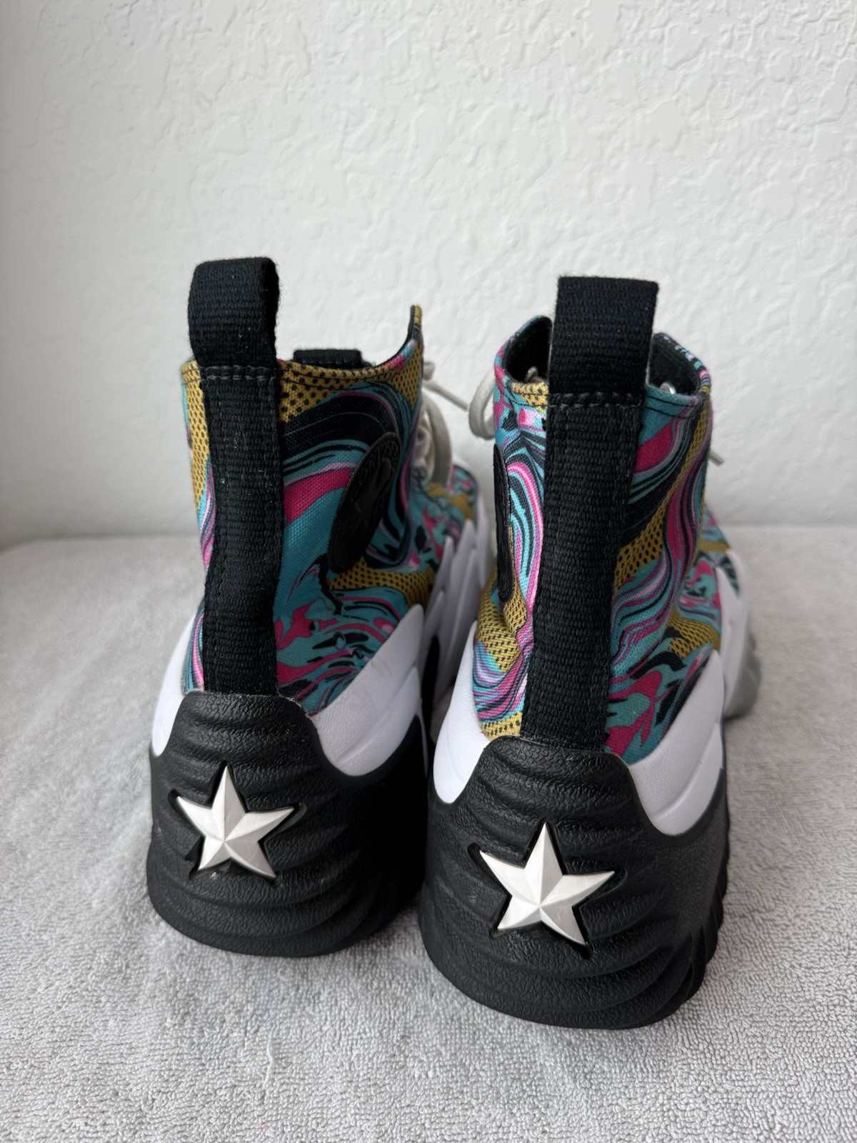 Converse Unisex Run Star Motion Hi Black/Ash Stone/White Size US 13