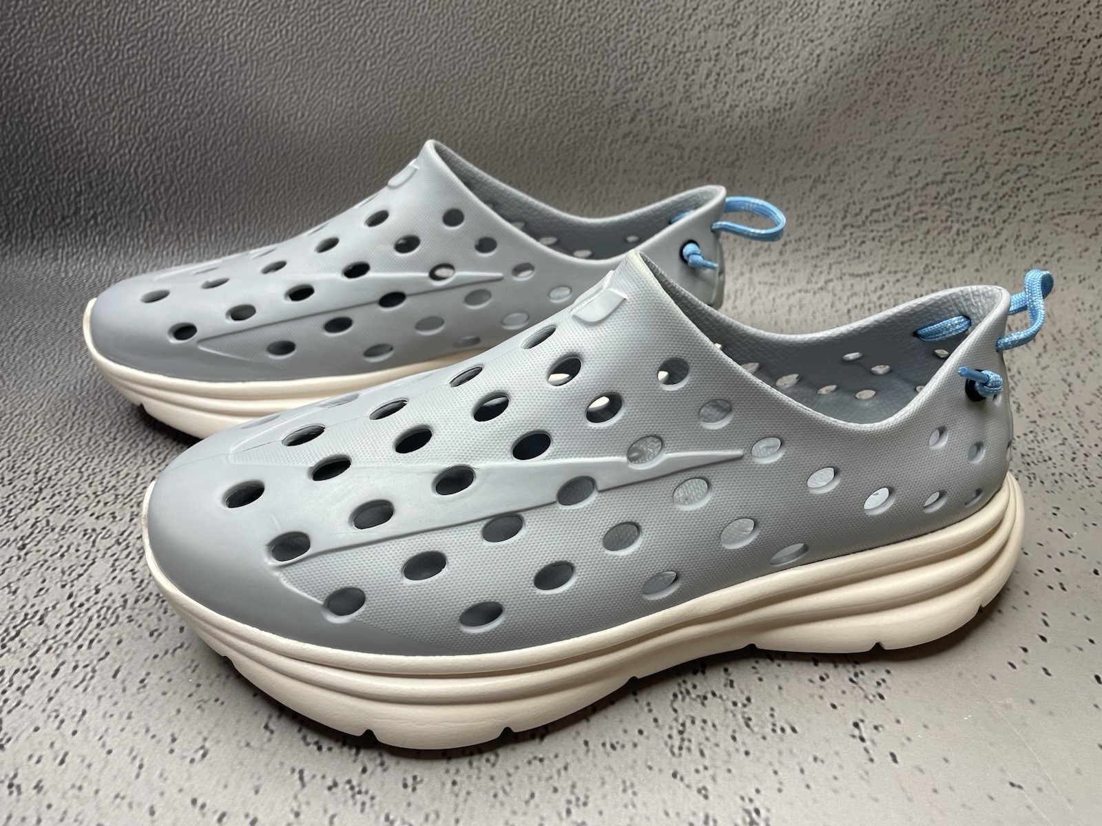 Kane Revive Shoes Stone Cream Gray Vented Rubber Sneakers Size US M 6 W 8