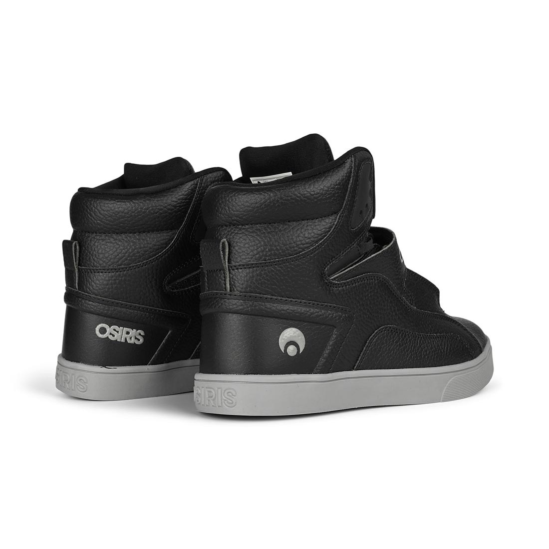 Osiris Rize Ultra High-Top Shoes – Black/Grey/Black