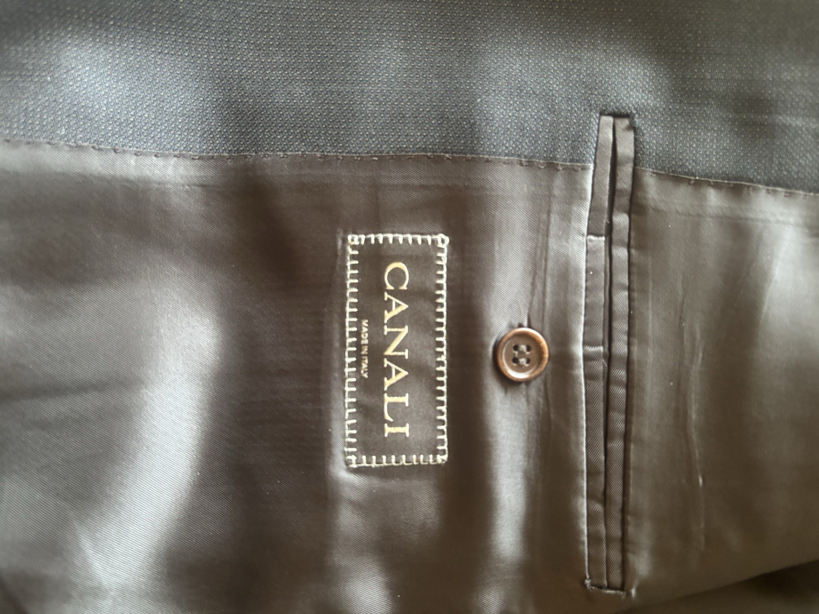 Canali Proposta Blazer Mens 60L / US 50L Black 100% Wool Italy Sport Coat XXL