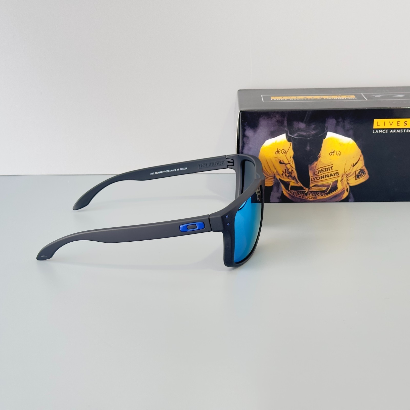 Oakley Holbrook XXL OO9487 Sunglasses Black Frame Blue Lenses Unisex