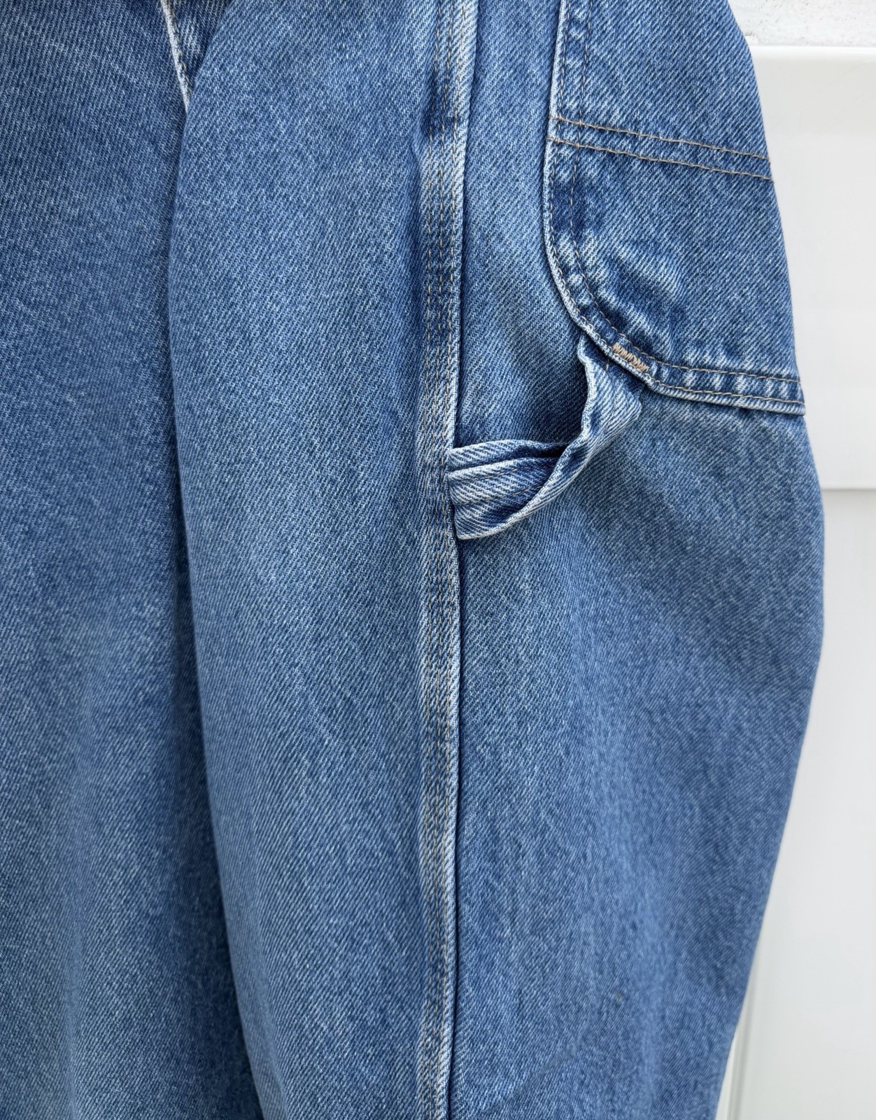 Dickie’s 7-Pocket 32×31 (actual sz.) Carpenter Blue Jeans Work Pants Hammer Loop