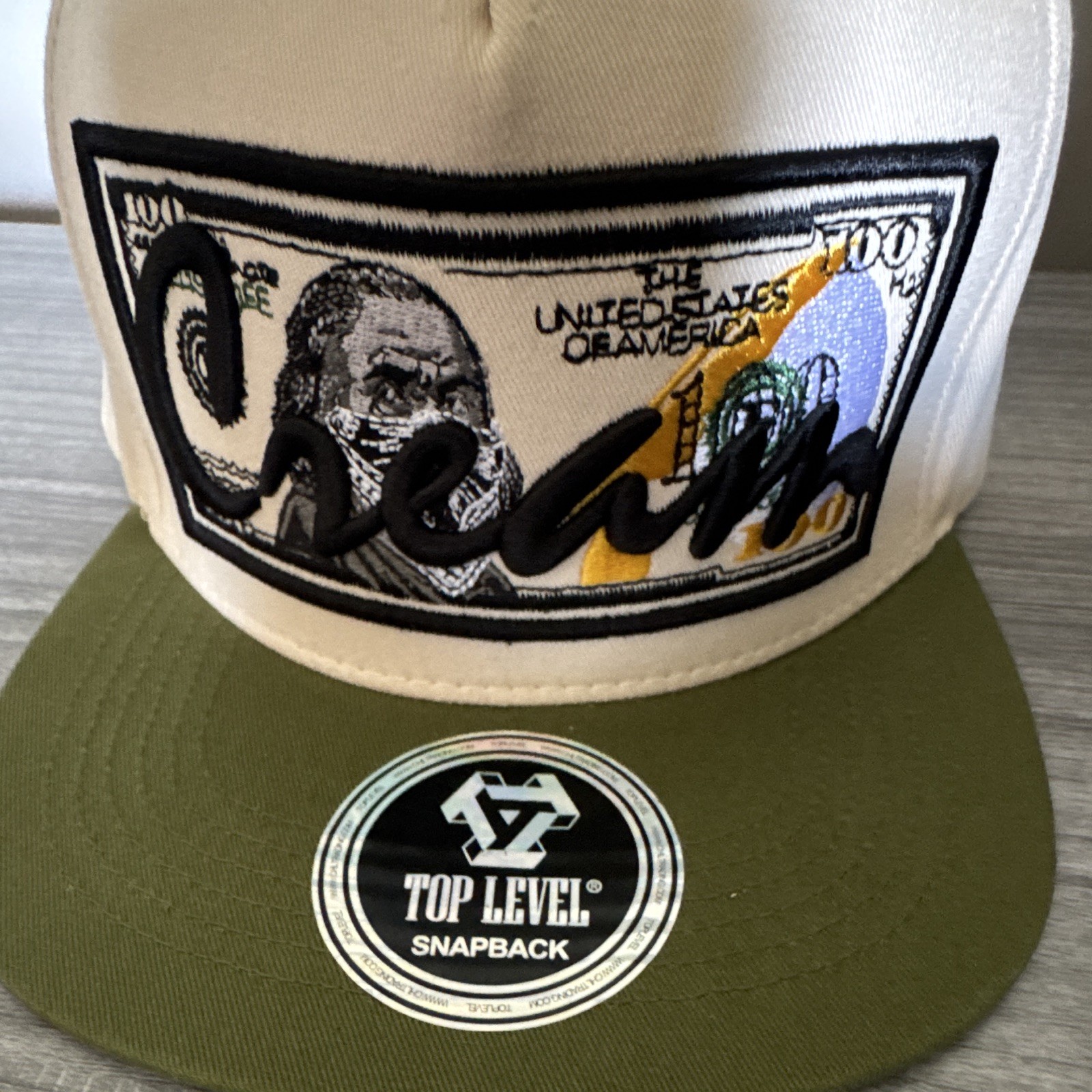 Men’s Adjustable Strapback Cap Hat Flat Bill One Size Brand New With Tags