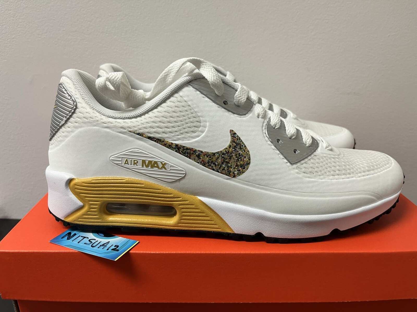 DM9008-179 Nike Air Max 90 Golf Sz 10.5 PGA Championship