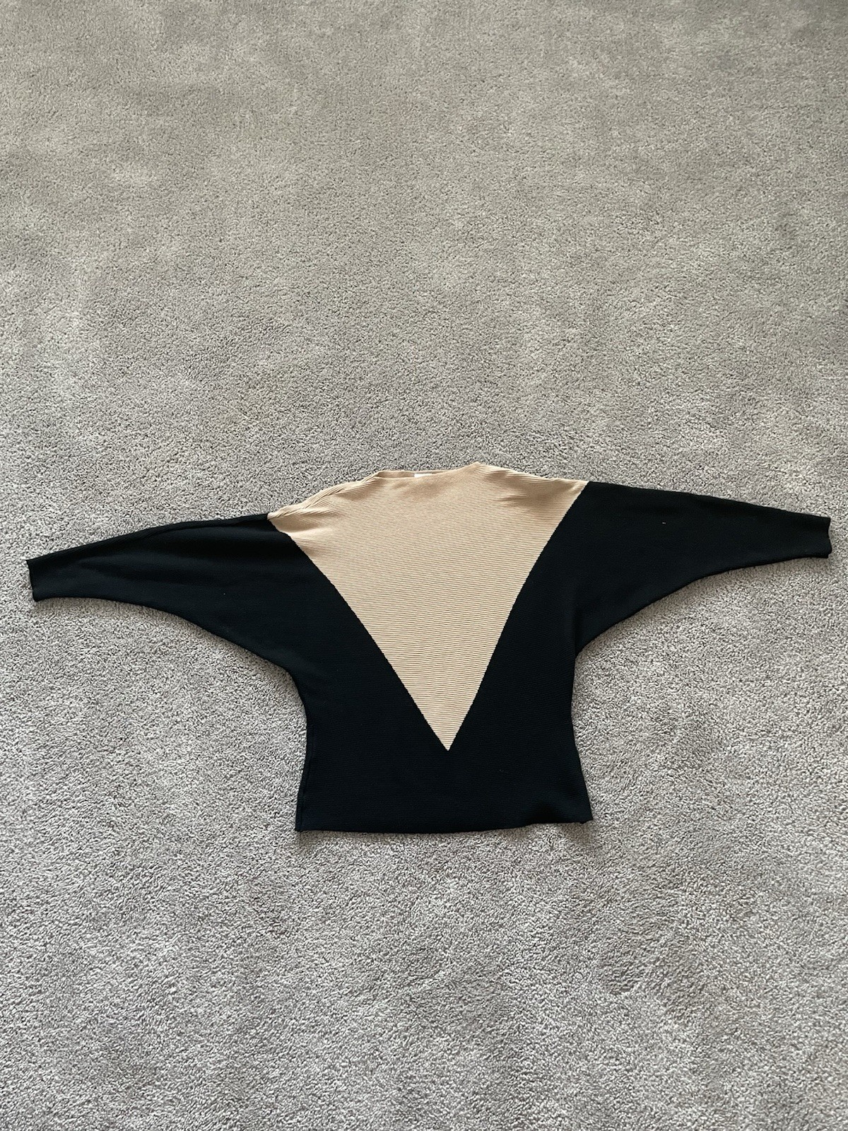 Northern Angel Ribbed Brief Shapewear L Beige/Black Colorblock Abdomen Butt
