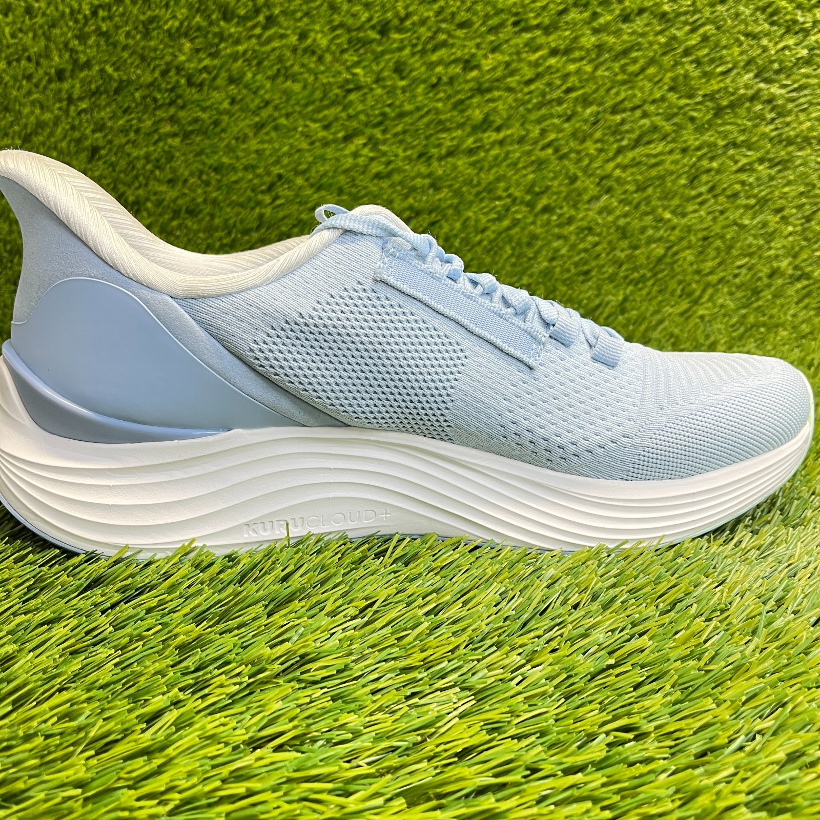 Kuru Atom 2 Womens Size 11.5 Blue White Athletic Running Walking Shoes Sneakers