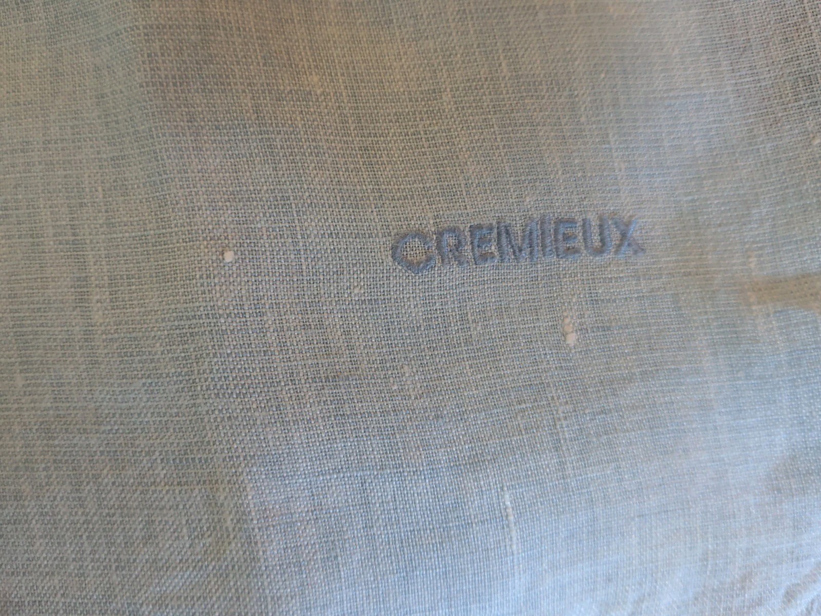 Daniel Cremieux Shirt Men’s X Large Blue 100% Linen Italian Classic Fit Pocket