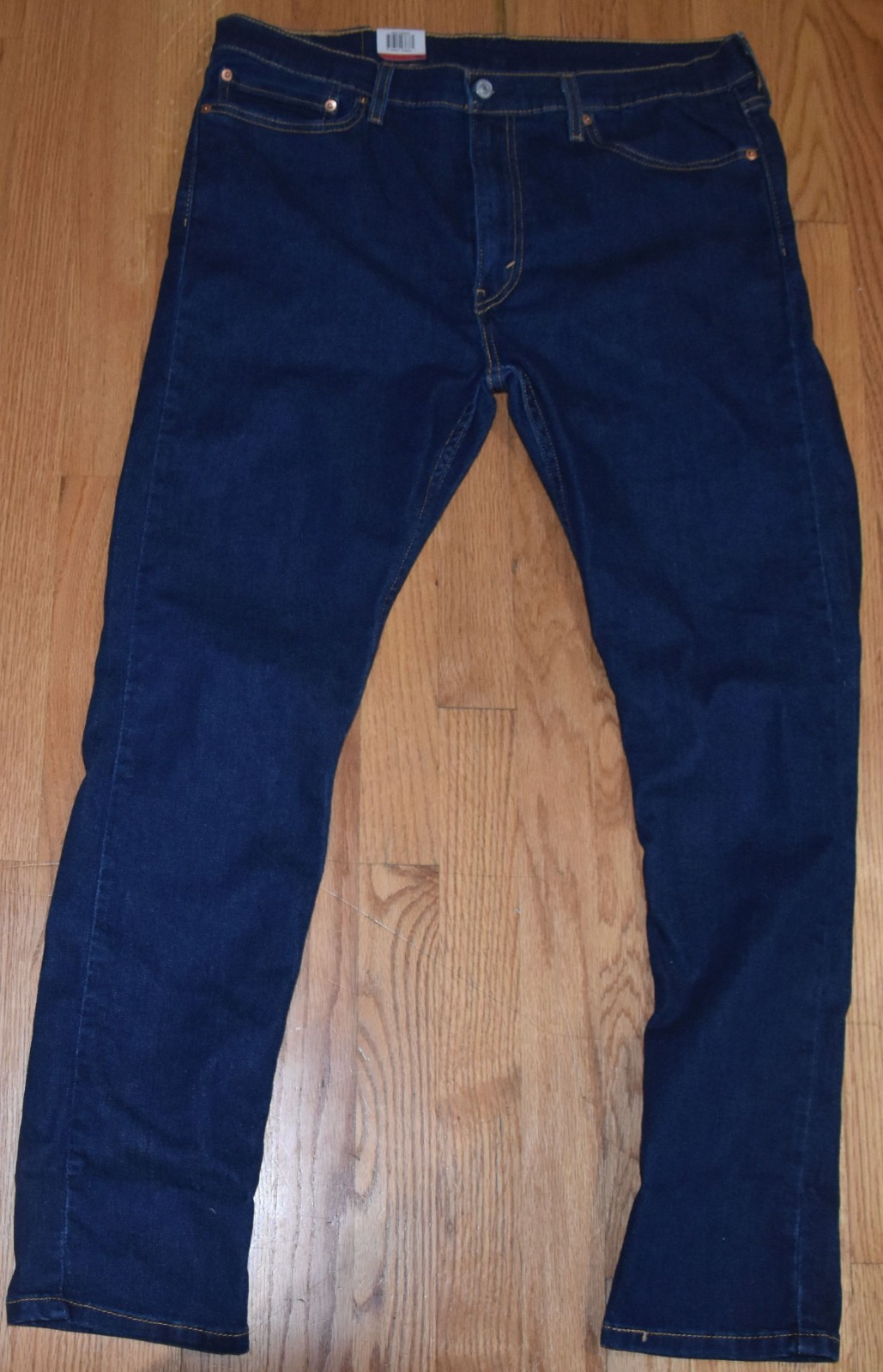 Levi’s 510 Skinny Stretch Jeans Men 36×32 Dark Indigo Blue Denim New With Tags