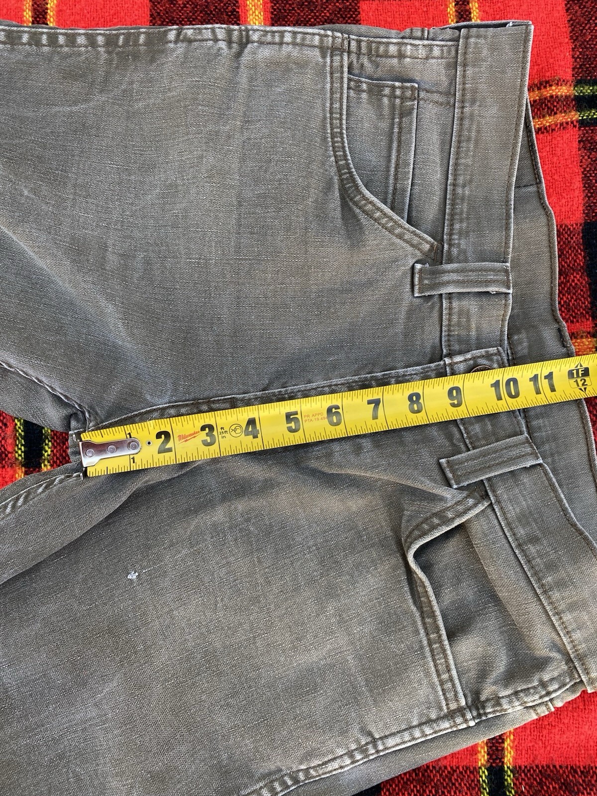 Levi’s 511 Slim Stretch Olive Khaki Jeans Mens Size 33×32 Black Tab