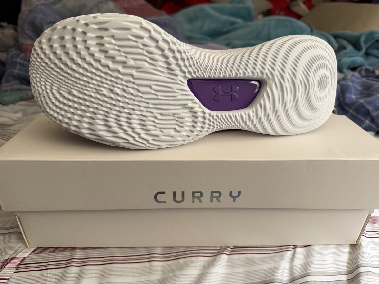 Size 13.5- Under Armour Curry 4 Vivid Lilac 2022