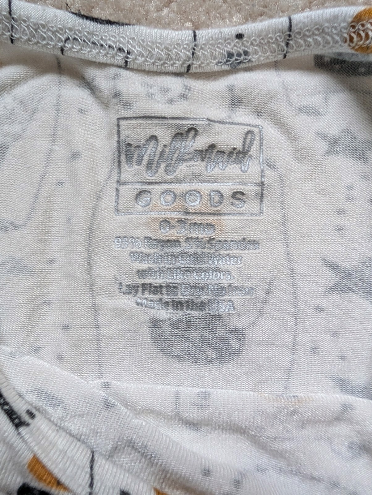 Milkmaid Goods Bears & Stars Knotted Gown Swaddle Blanket Hat Set 0-3M