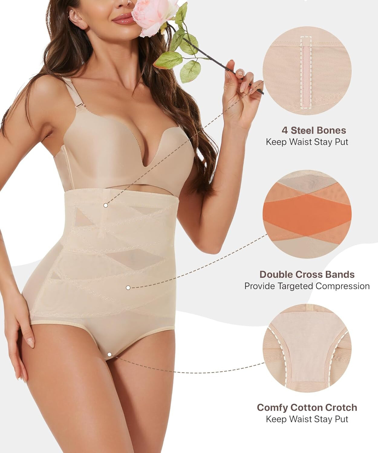 Women Body Shaper Tummy Control Panties High Waist Trainer Shapewear Underwear