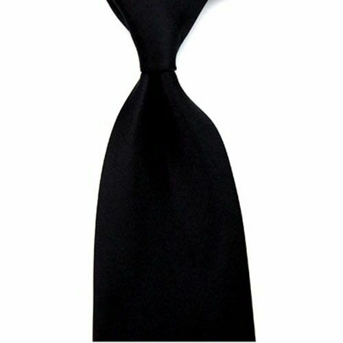 Fashion Men’s Satin Solid Color 8CM Wide Tie Casual Formal Wedding Necktie