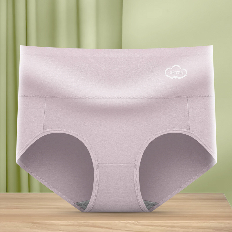 4 Pack Womens Shapewear Cotton High Waist Butt Lifter Tummy Control Slim Panties