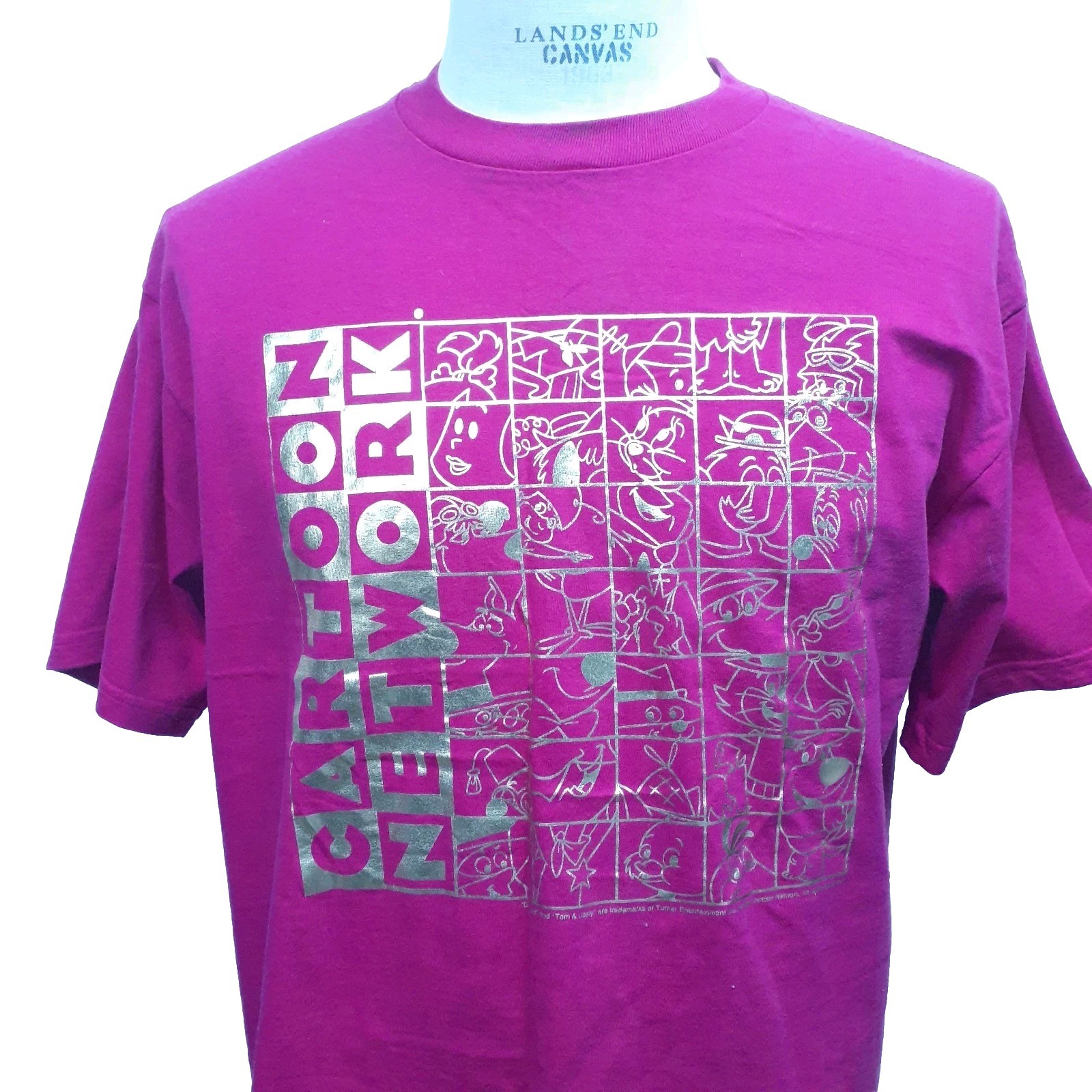 NEW W/imp. Vintage Cartoon Network T Shirt XL 90s Cartoon Animation Television
