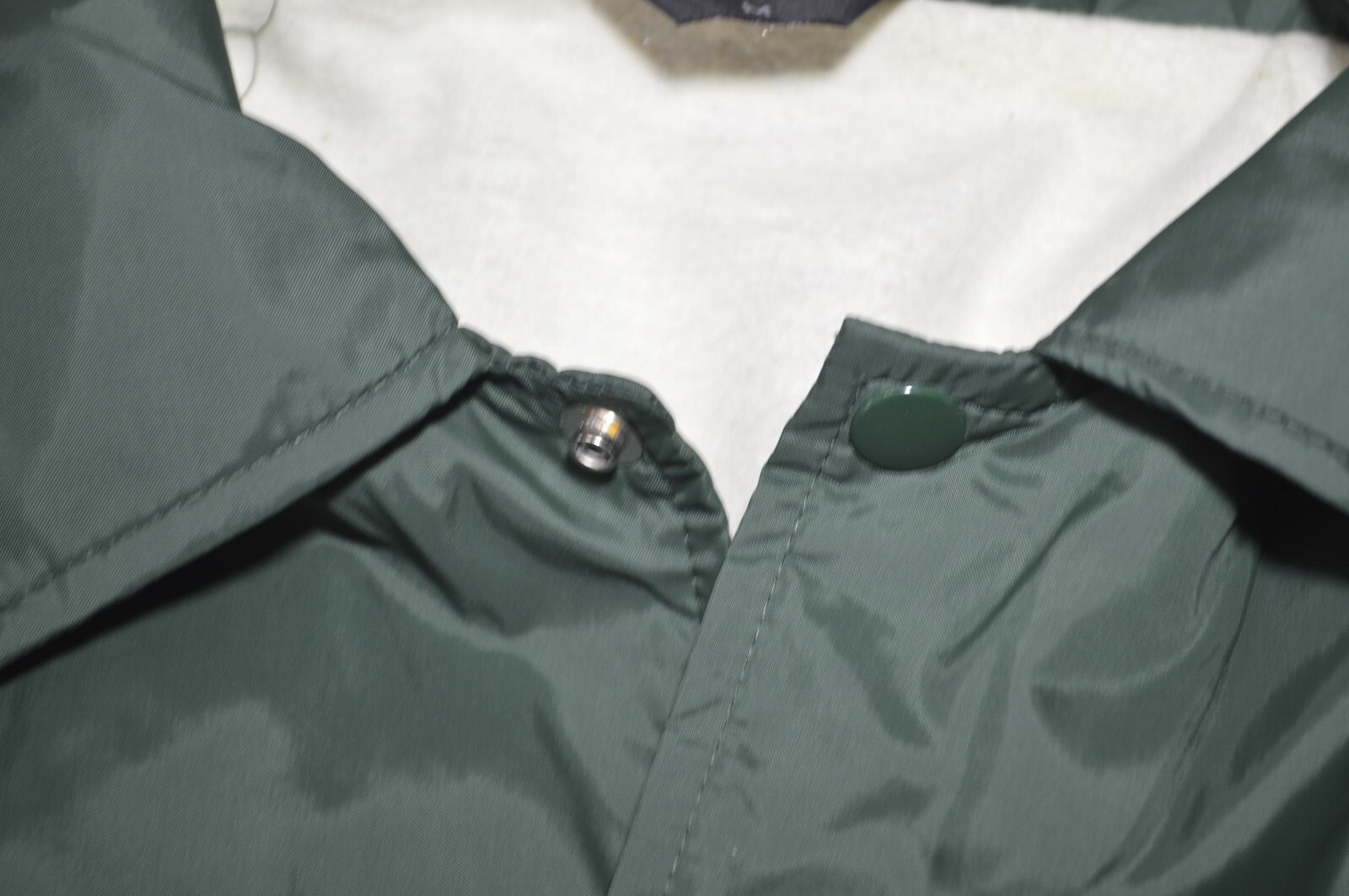 Vintage 70s Green Windbreaker jacket Sports Master tag, size: Medium