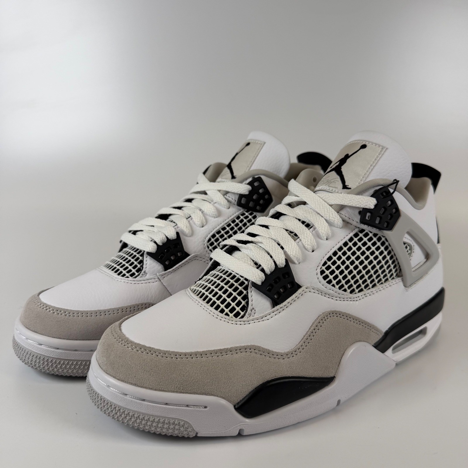 Jordan 4 Retro Military Black White Grey DH6927-111 Mens Size 10.5 Sneaker Box