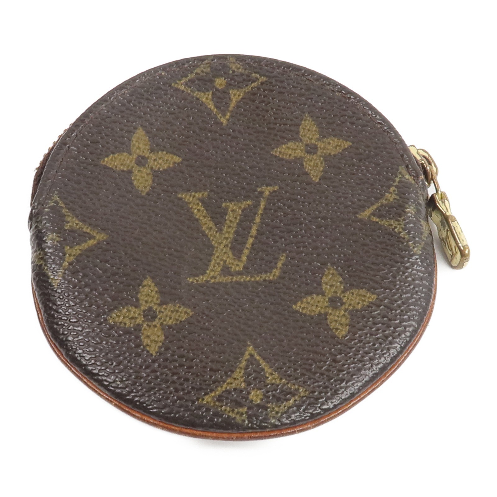 LOUIS VUITTON LV GHW Coin Case M61926 Monogram Brown