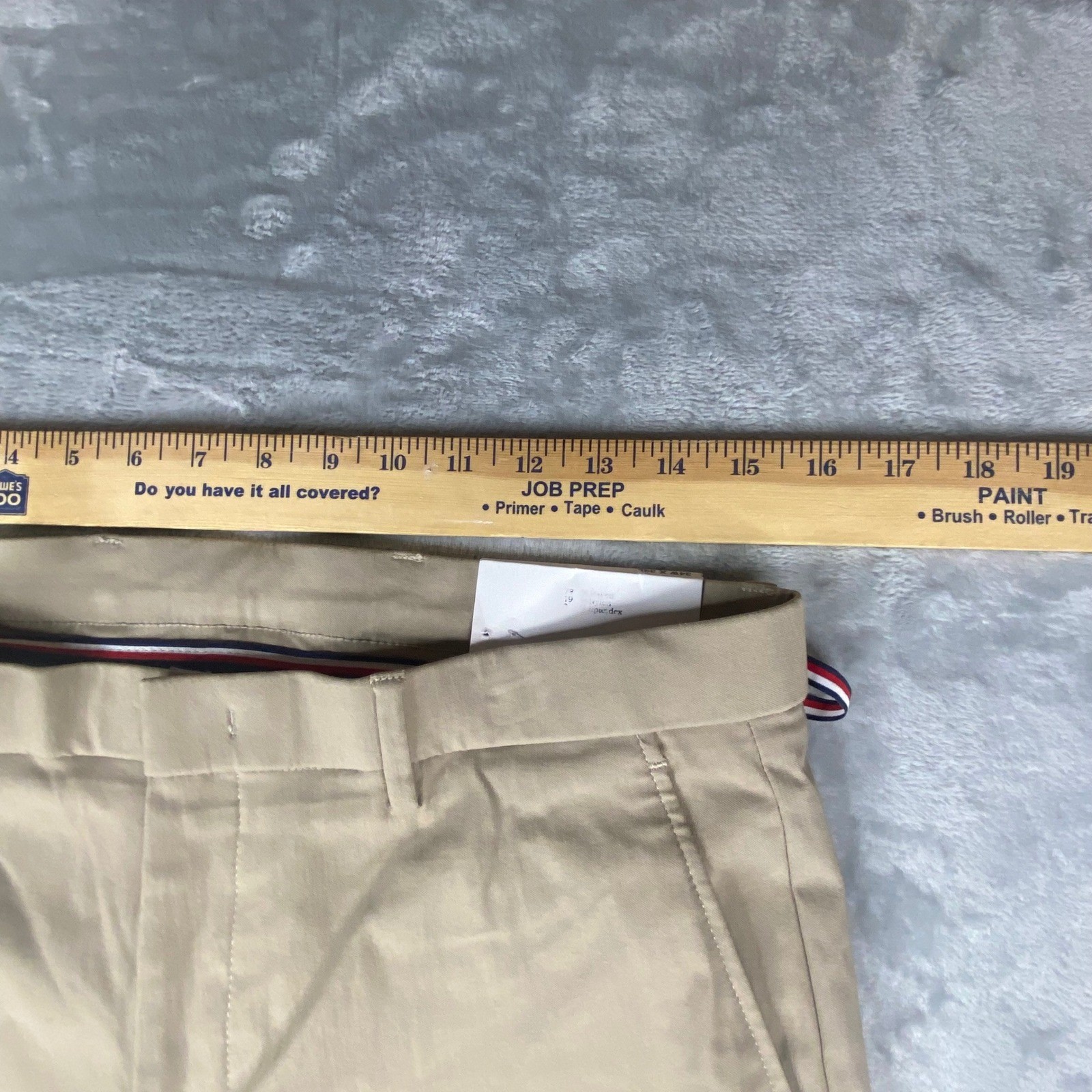 Tommy Hilfiger THFlex Tate Men Tan Stretch Chino Pants Casual Slacks 34×32 NEW