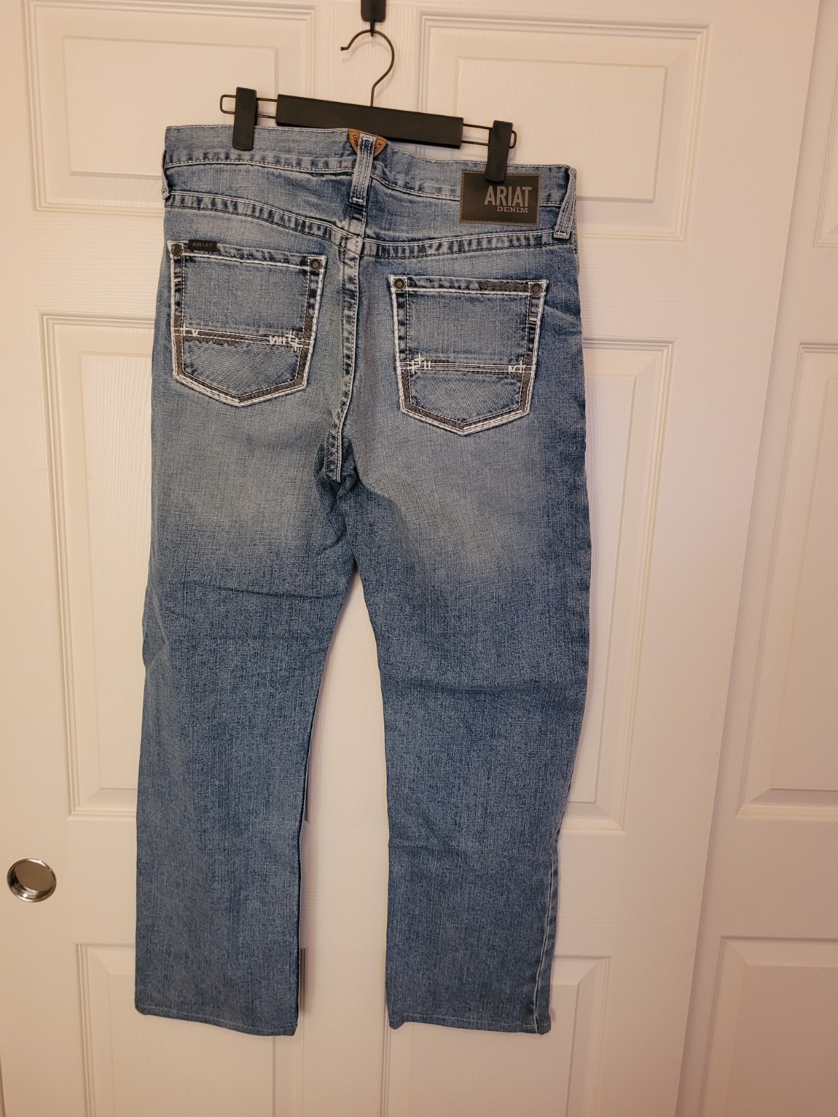 Ariat M2 Relaxed Boot Cut Jeans Mens Workwear Western Cowboy 34×31 READ