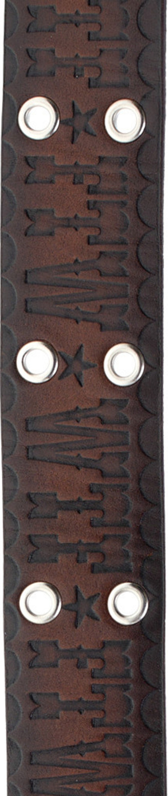 4359 FTW WTF Black Stained GENUINE 100% LEATHER Belt Sourpuss Western Stars XL