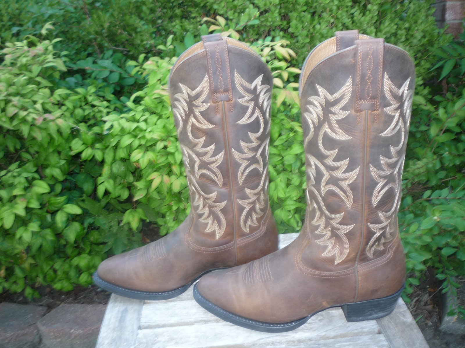 Men’s Ariat 8 EE Heritage Brown Western Cowboy Boots W Wide 34725 (10002204)
