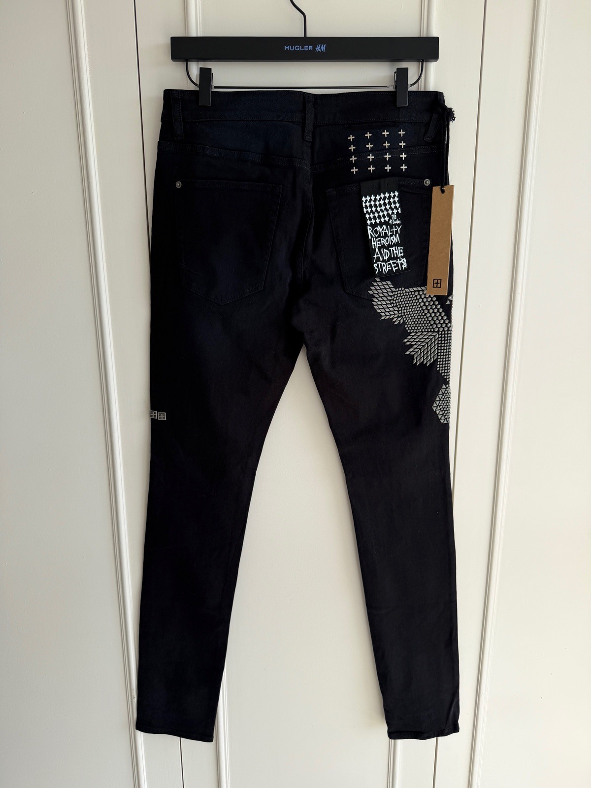 new Ksubi mens jeans van winkle black replica eagle 32