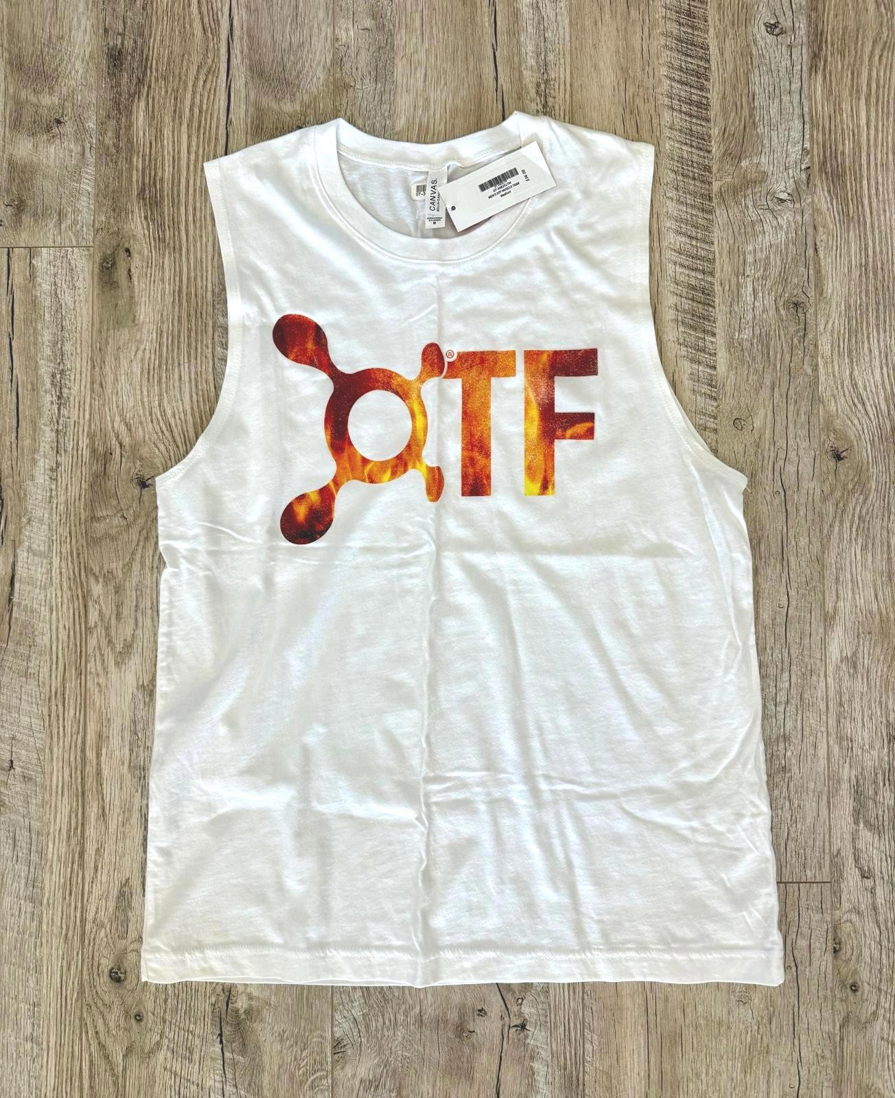 New With Tags Men’s Size Medium Orange Theory Fitness OTF Muscle Tank Top