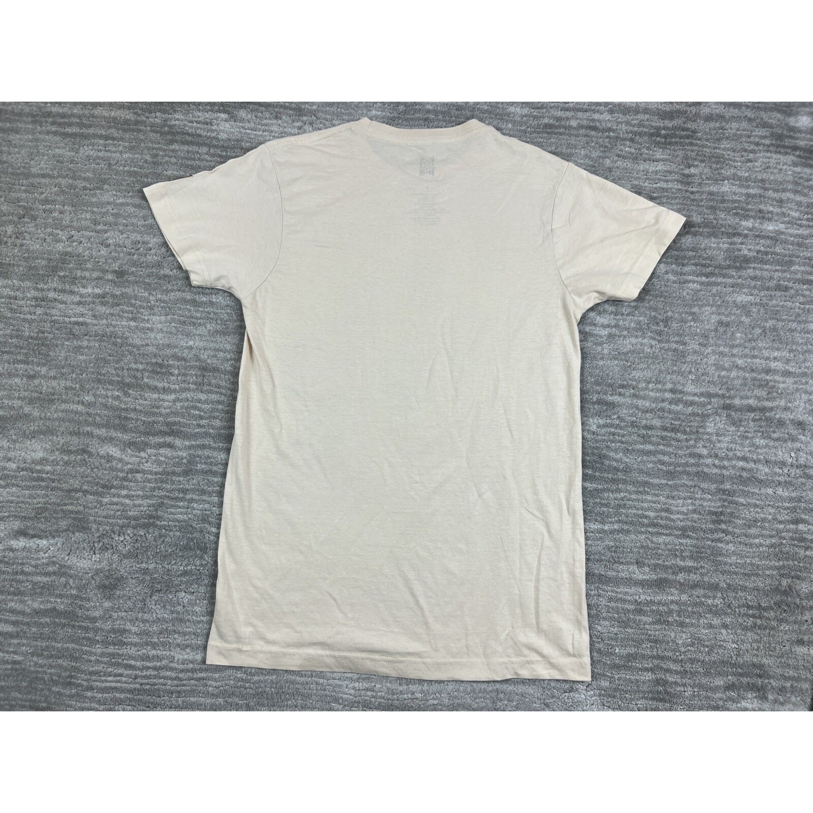 TinyTAN T-Shirt Unisex Small Cream BTS Dog Tags Graphic Short Sleeve Hot Topic