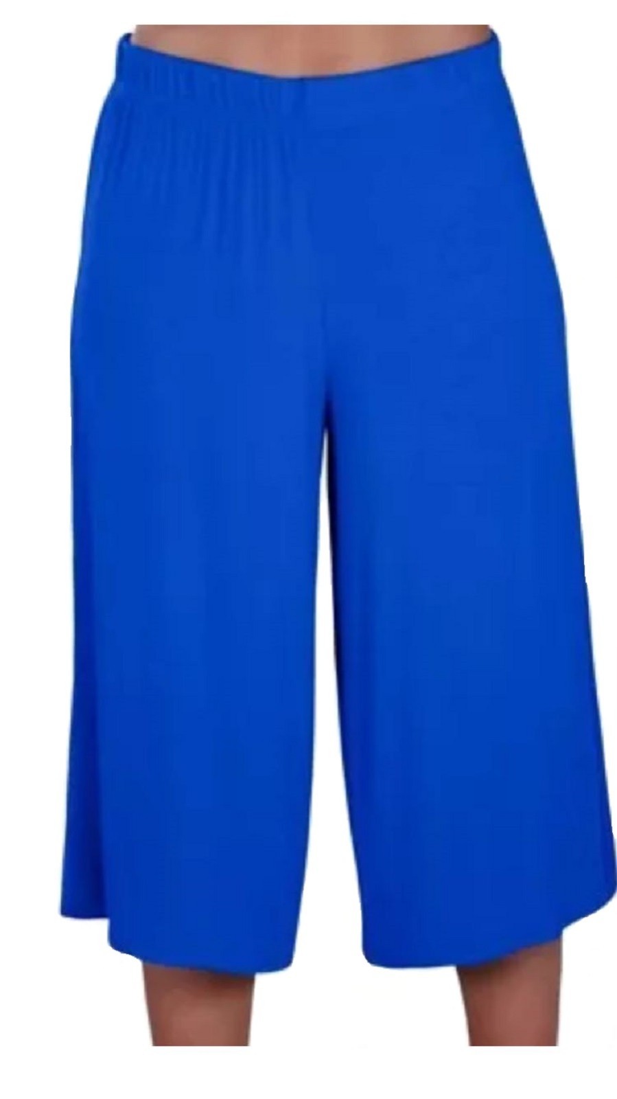 Ladies Women’s Elasticated Stretch Wide Leg Culottes Shorts Plus Size 8-26