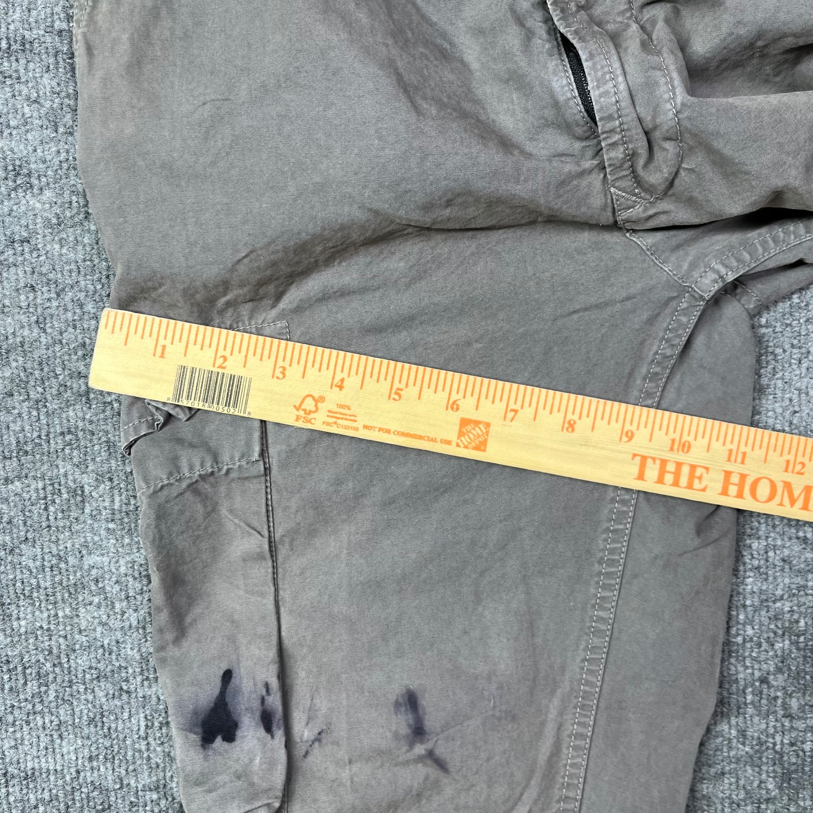 Stone Island Type SL Cargo Pants Men’s Gray Pockets Slim Fit Utility – 33X31