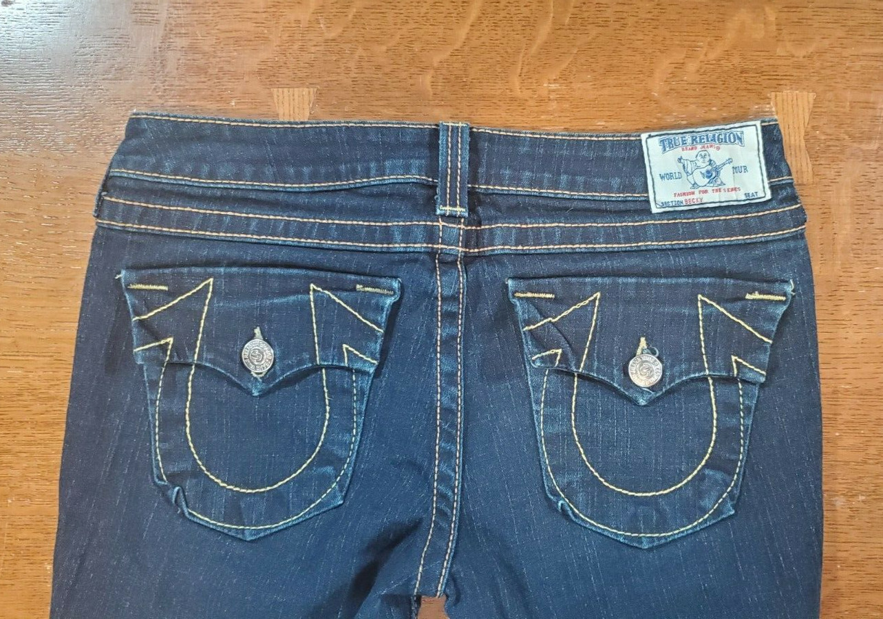 True Religion Women’s Becky Boot Cut Jeans 27 x30 Sz 27 RN#112790 CA#57414