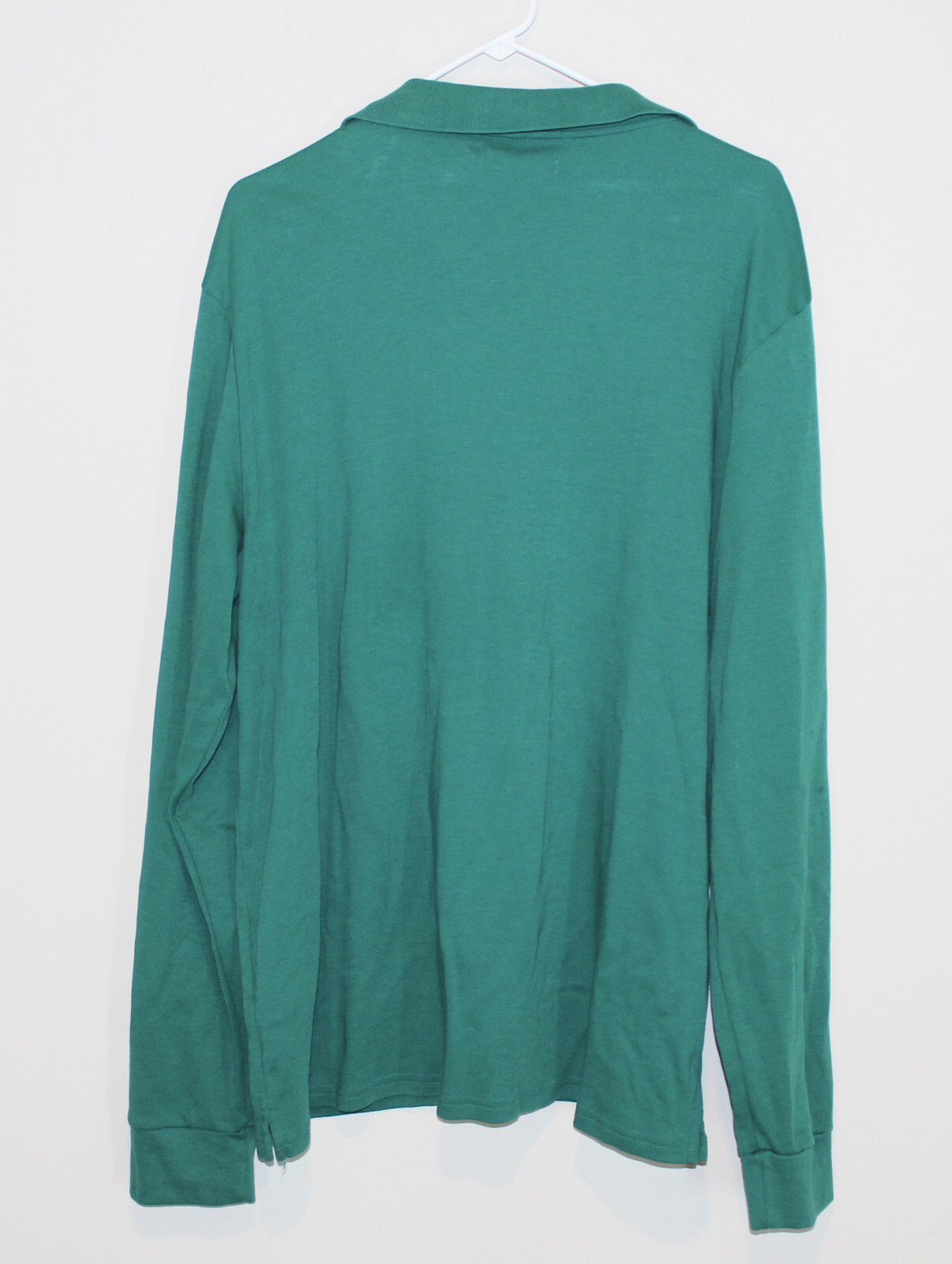 Criquet Golf Player’s Polo Long Sleeve Pullover Green Men’s XXL