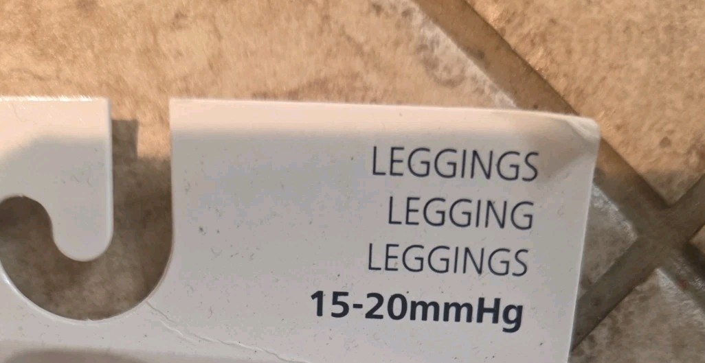 sigvaris soft leggings footless D 15-20 mmHg 170LD99 Compression Blue Large