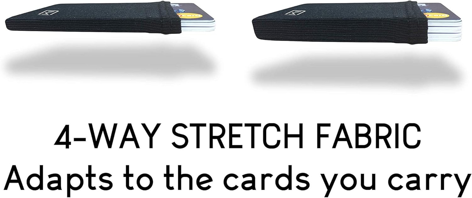 Ultra Thin Elastic Card Holder Single & Double Pocket | Ultra-Slim Elastic Desig