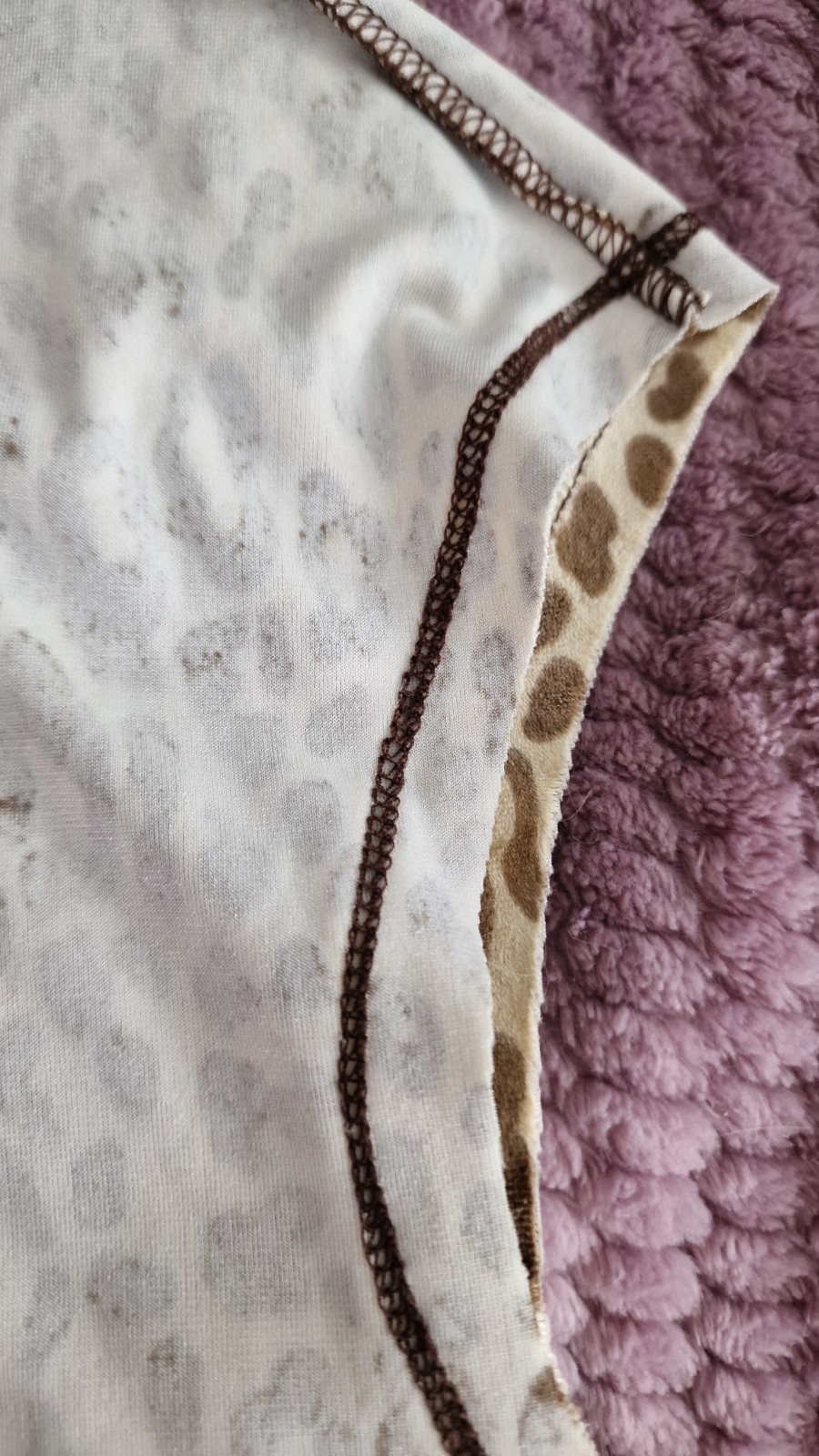 Leopard print velvet high neck ladies top by Joseph, pre-loved, size M