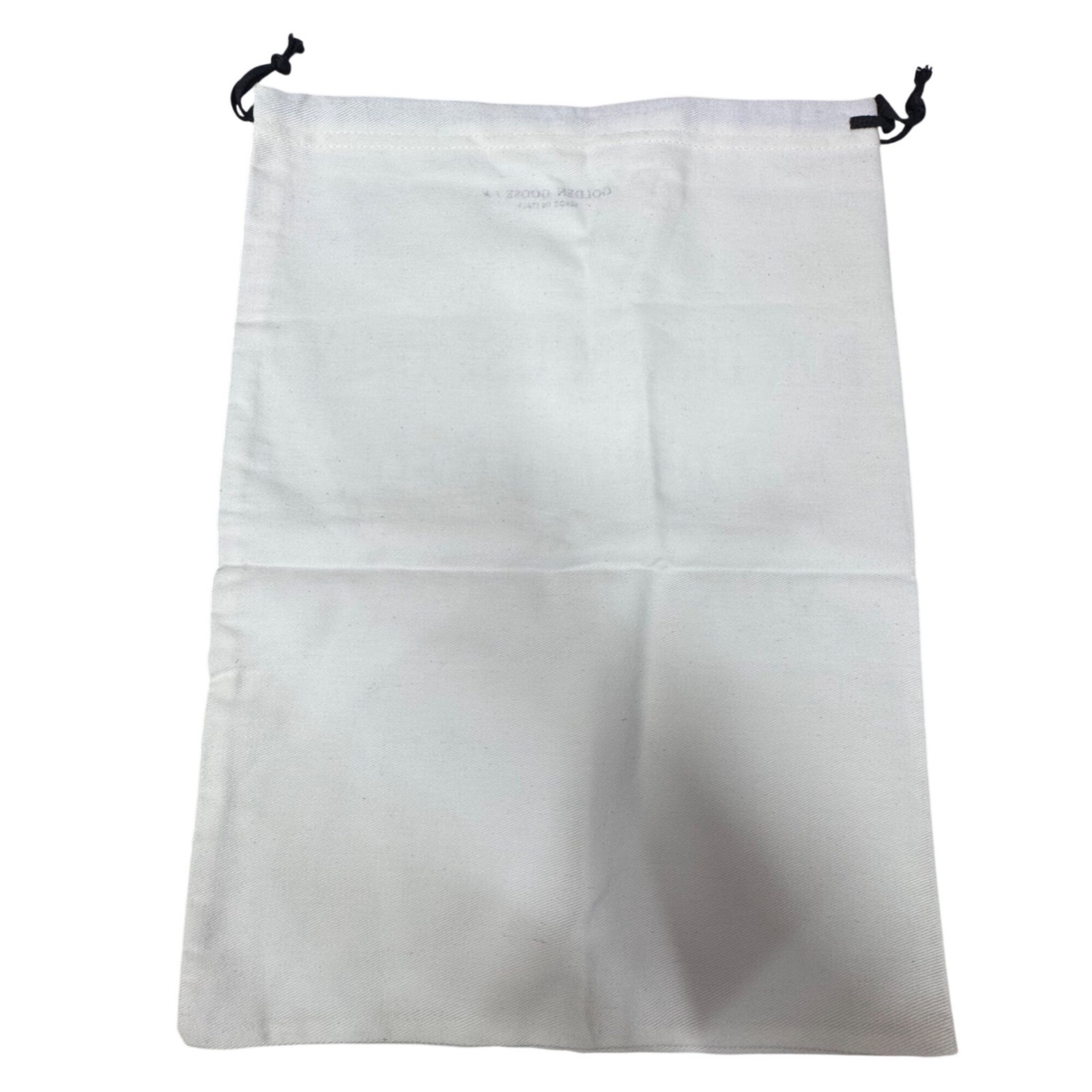 Golden Goose White Canvas Drawstring Dust Bag 15” x11″ Dream Use Only Authentic