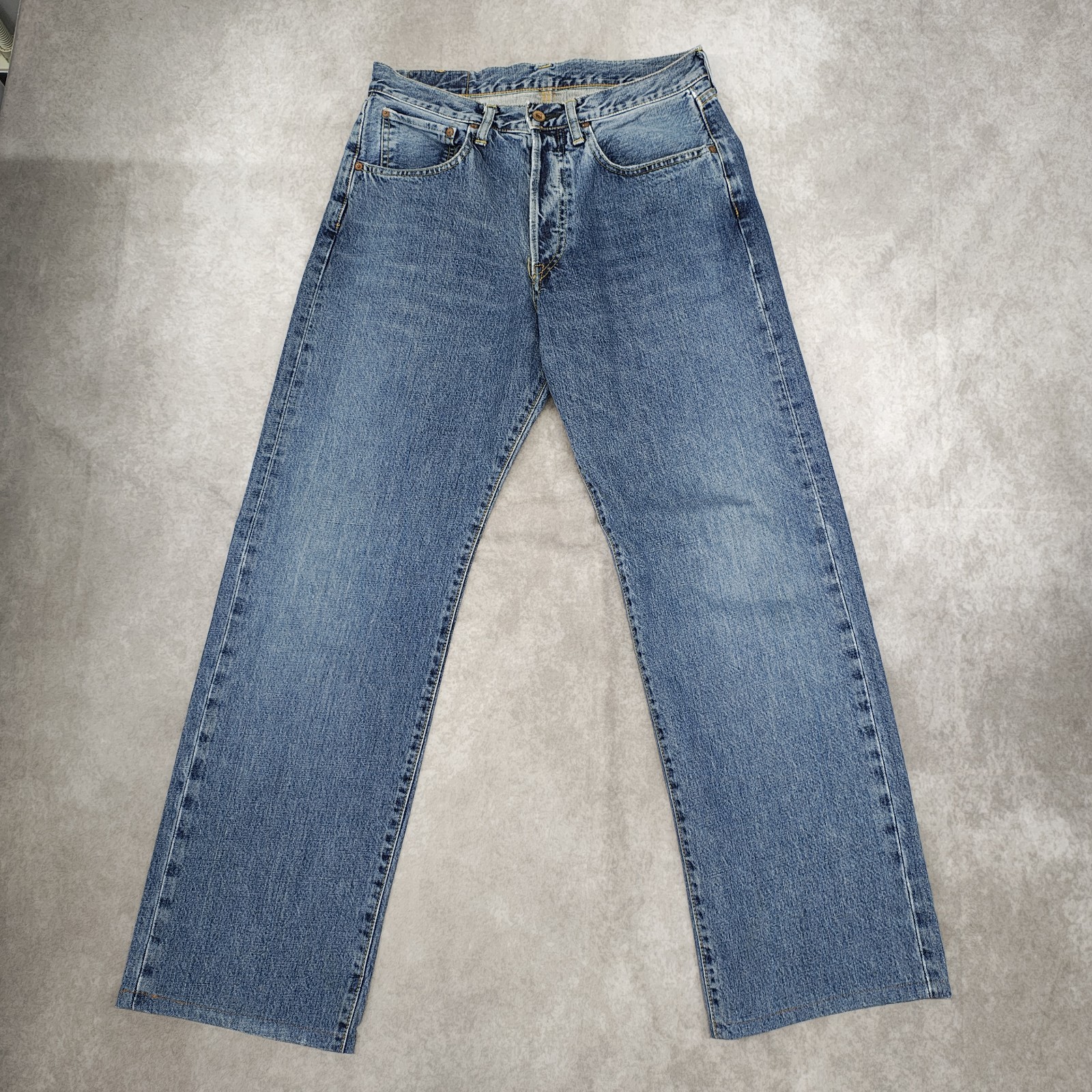 80s-90s VINTAGE edwin jeans men 505 W32 L30 made in Japan denim【E065】