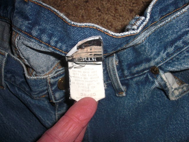 Vintage NORTHWEST BLUE COMPANY made in USA cotton Jeans measures 35×29