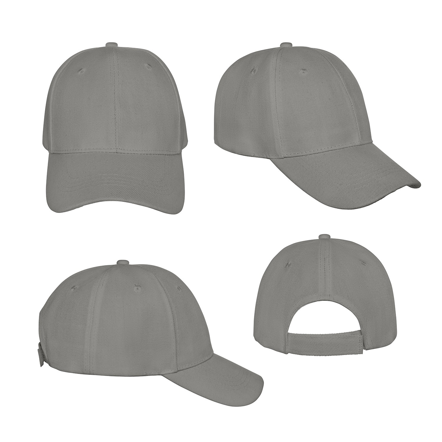 Balec Plain Baseball Cap Hat Adjustable Back