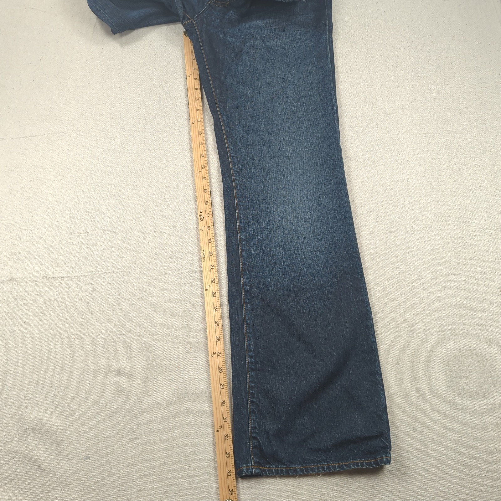 Gap 1969 Jeans Mens 34×34 Blue Low Rise Boot Cut Western Button Fly