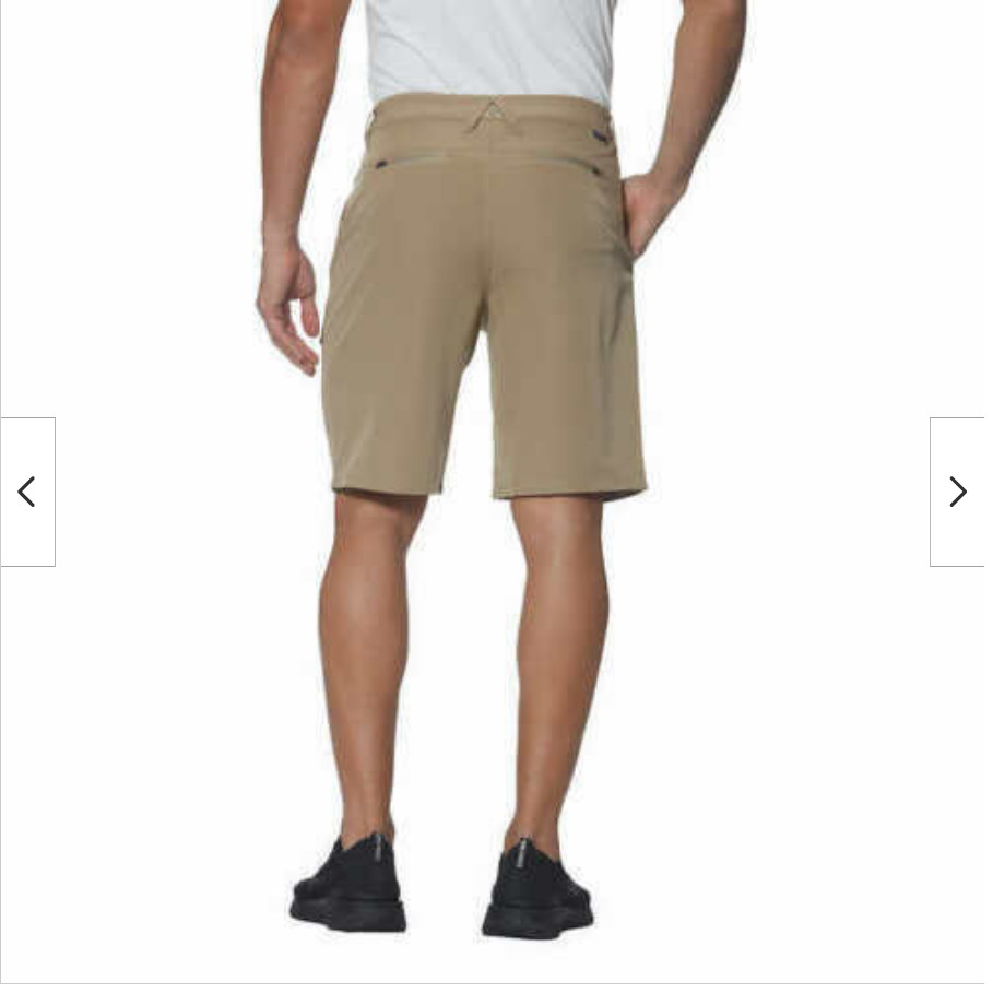 GERRY MEN’S COMFORT 4 WAY STRETCH QUICK DRY UPF TRAIL SHORT(KHAKI 40W)NWT