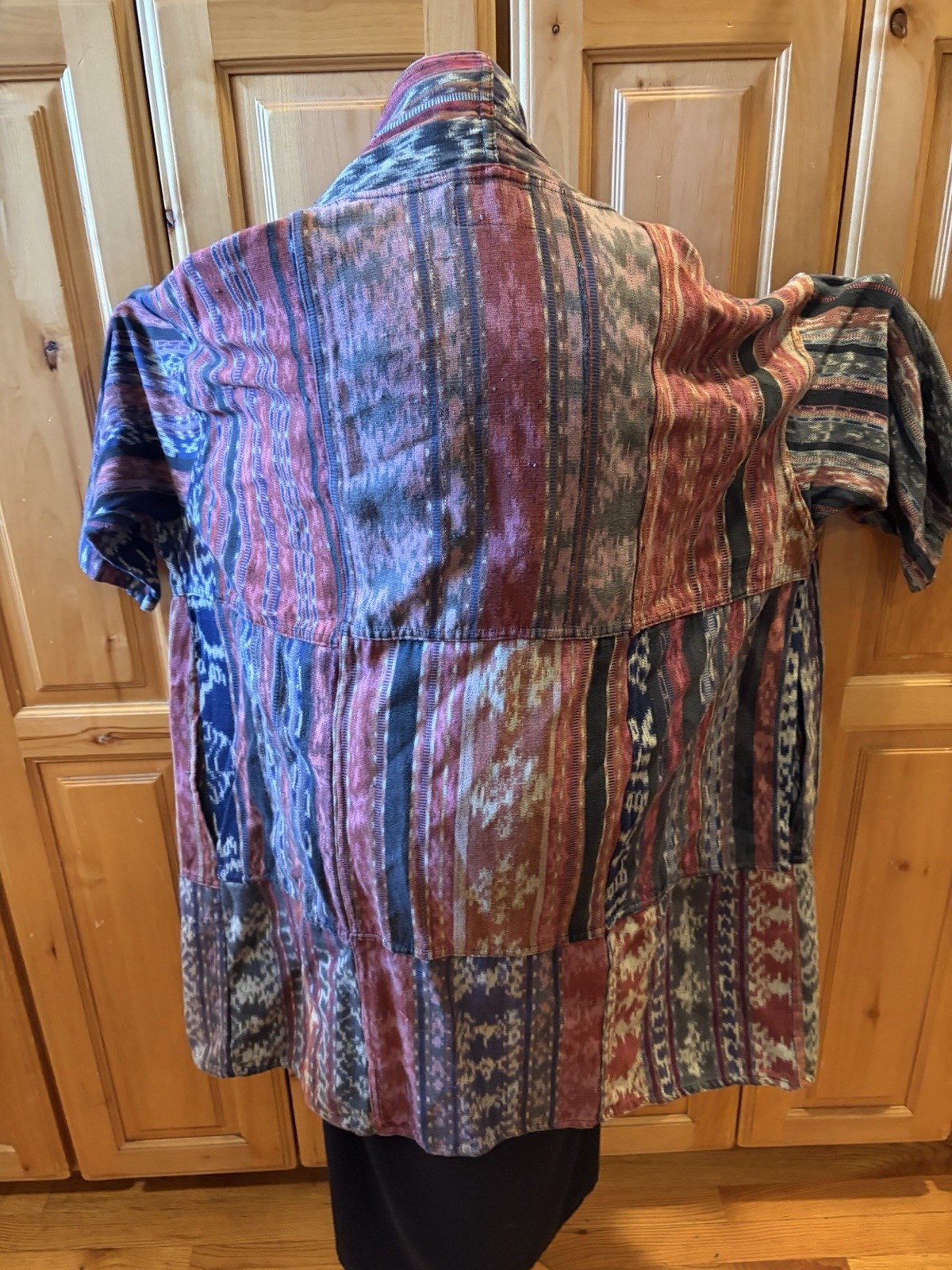 Art to Wear Vintage Ikat Kimono Patchwork Wild Woman Wild Thing Hand Made