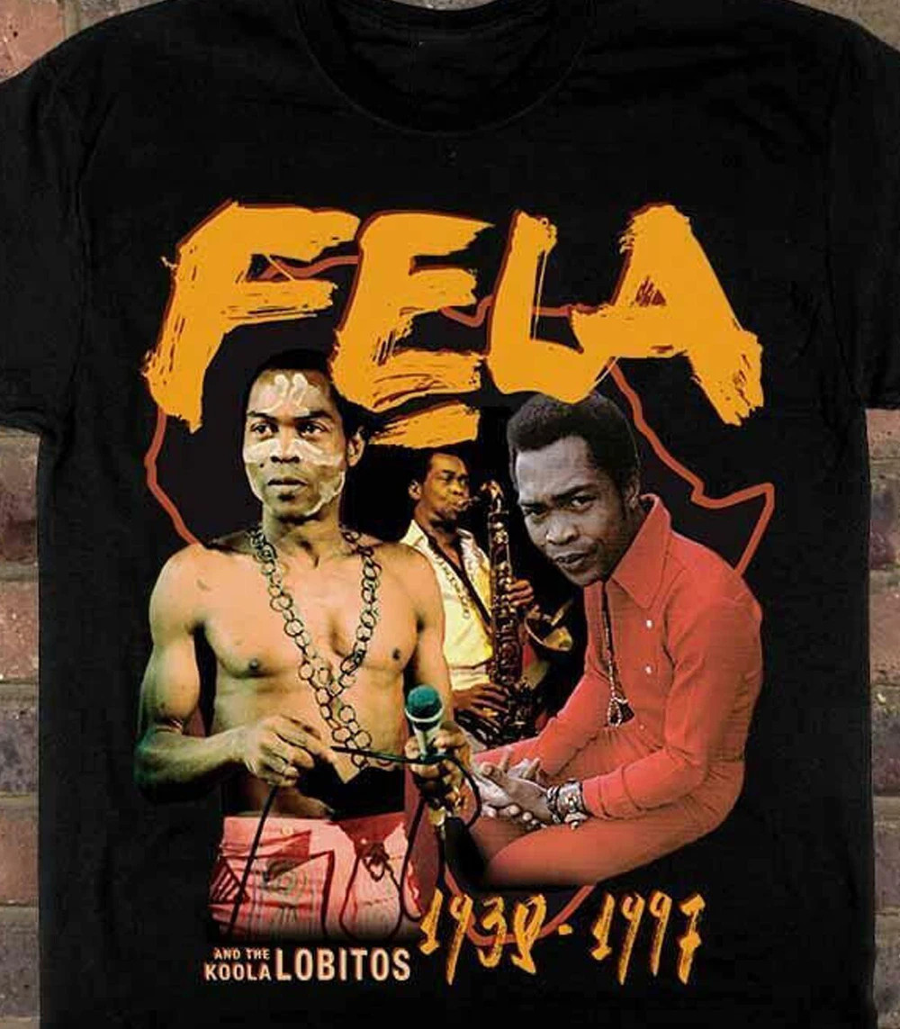 Fela Kuti black Collage T-shirt short sleeve All sizes S to 345Xl TU1676